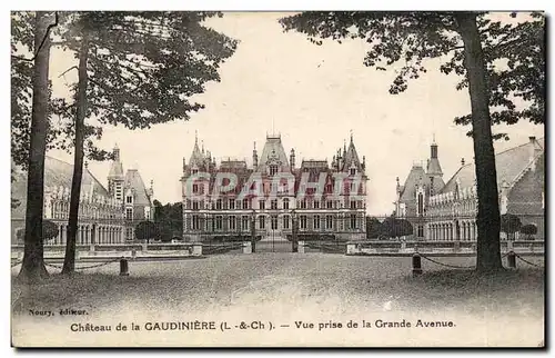 Ansichtskarte AK Chateau de la Gaudiniere Vue prise de la grande avenue