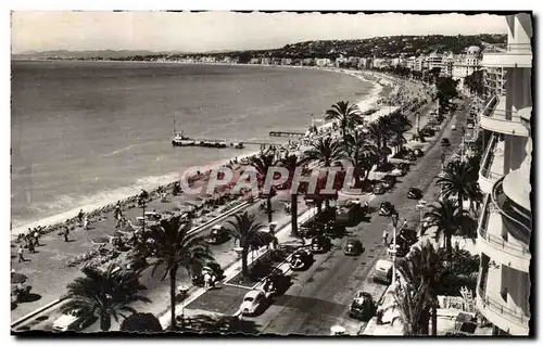 Cartes postales Nice La baie des anges promenade des anglais