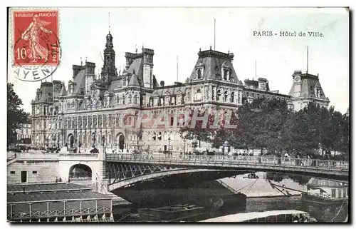 Paris Cartes postales Hotel de ville