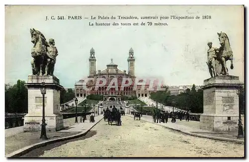 Paris Cartes postales Palais du Trocadero