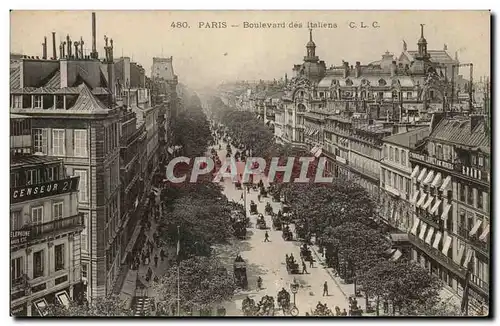 Paris Cartes postales Boulevard des Italiens