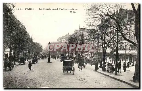 Paris Cartes postales Boulevard Poissonniere