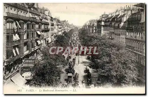 Paris Cartes postales Boulevard Montmartre