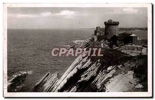 Ansichtskarte AK St jean de Luz Le fort et les falaises Socco