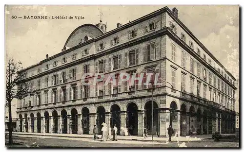 Cartes postales Bayonne l&#39hotel de ville