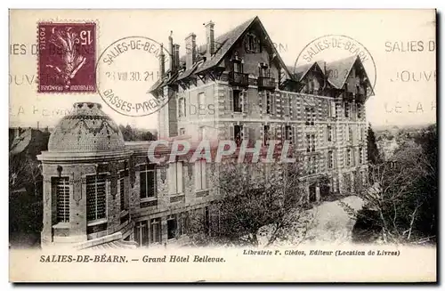 Cartes postales Salies de Bearn Grand hotel Bellevue