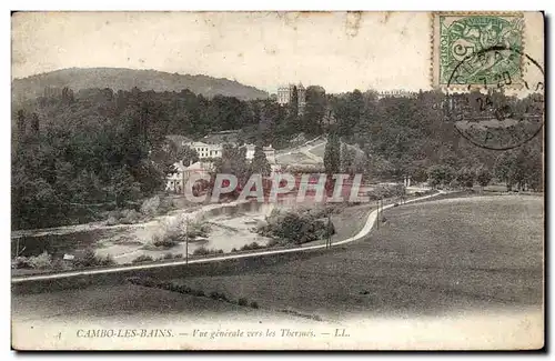 Ansichtskarte AK Cambo les Bains Vue generale vers les Thermes