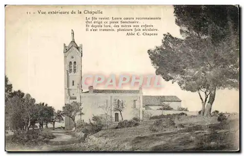 Cartes postales Vue exterieure de la chapelle