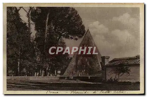 Cartes postales Italie italia Roma Piramide di Caio Cestio