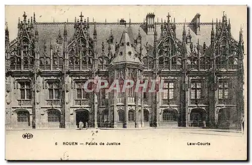 Cartes postales Rouen Palais de justice