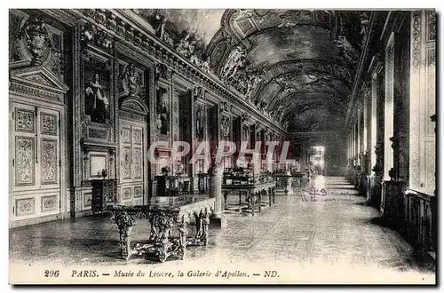 Cartes postales Paris Musee du Louvre La galerie d&#39Apollon