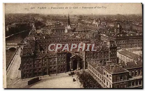 Cartes postales Paris Panorama de la cite