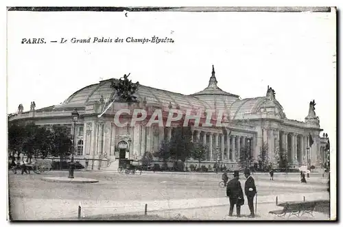 Ansichtskarte AK Paris Le grand palais des Champs Elysees