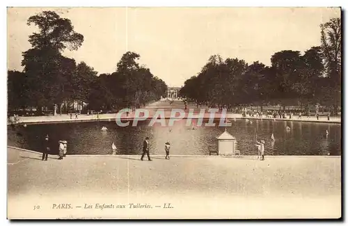 Ansichtskarte AK Paris Les enfants aux Tuileries