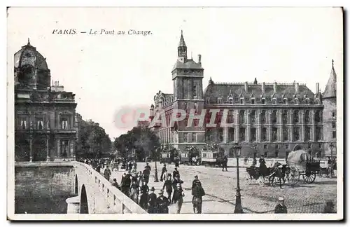 Ansichtskarte AK Paris Le pont au change