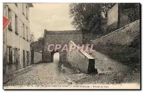 Cartes postales St Jean Pied de port Porte St Jacques Entree du fort