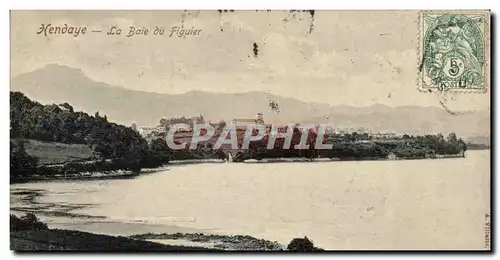 Cartes postales Hendaye La baie du figuier