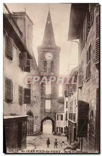 Cartes postales St Jean pied de Port Porte Notre Dame