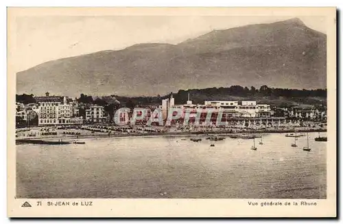 Cartes postales St Jean de Luz Vue generale de la Rhune