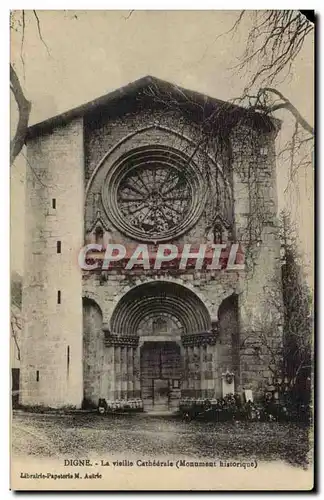 Cartes postales Digne La vieille cathedrale