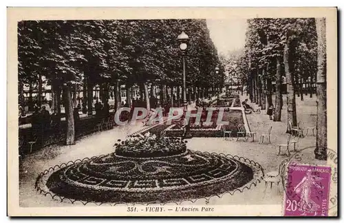 Cartes postales Vichy l&#39ancien parc