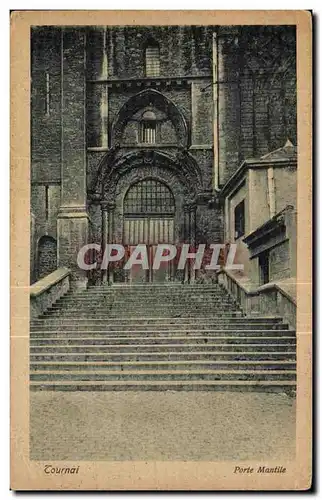 Cartes postales Tournai Porte Mantille