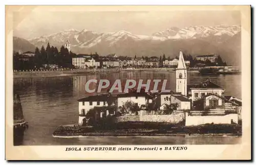 Cartes postales Italie Italie Isola Superiore a Baveno