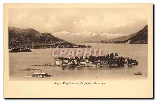 Cartes postales Italie Italie Lago Maggiore Isola Bella Panorama