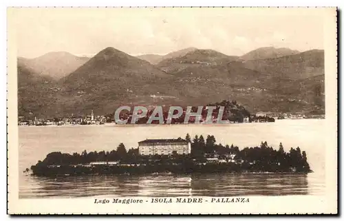 Ansichtskarte AK Italie Italie Lago Maggiore Isola Madre Pallanza