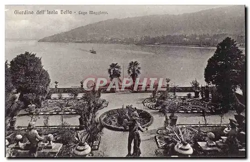 Ansichtskarte AK Italie Italie Lago Maggiore Giardino dell&#39 Isola Bella