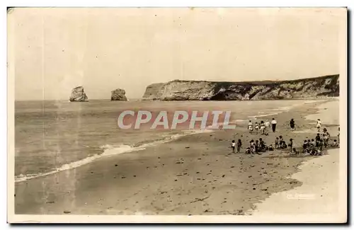 Hendaye Ansichtskarte AK La plage et les deux jumeaux