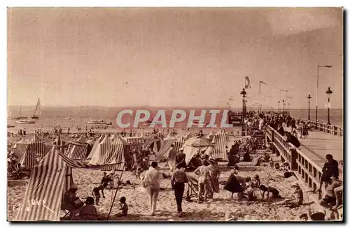 Ansichtskarte AK Arcachon Un coin de la plage