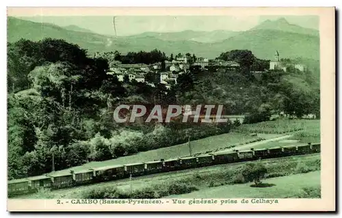 Cartes postales Cambo Vue generale prise de Celhaya Train