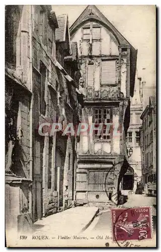 Cartes postales Rouen Vieilles maisons