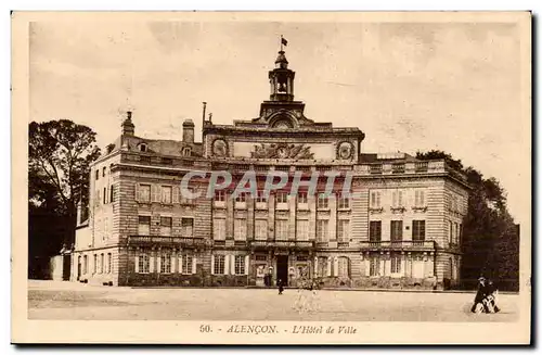 Cartes postales Alencon Hotel de ville