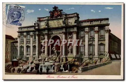 Cartes postales Italie italia Roma panorama di Trevi