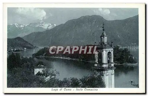 Cartes postales Italie italia Lago di Como Isola Comacina