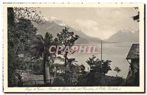 Cartes postales Italie italia Lago di Como Ramo di Lecco visto dal Giardino di Villa Serbelloni