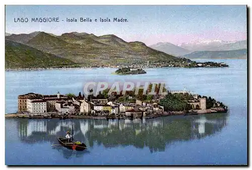 Cartes postales Italie italia Lago Maggiore Isola Bella e isola Madre