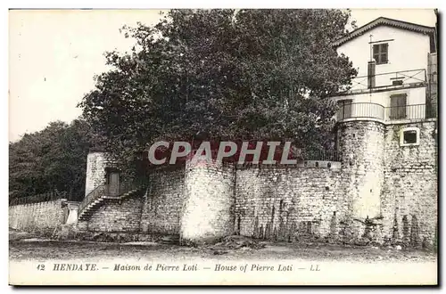 Hendaye Ansichtskarte AK Maison de Pierre Loti