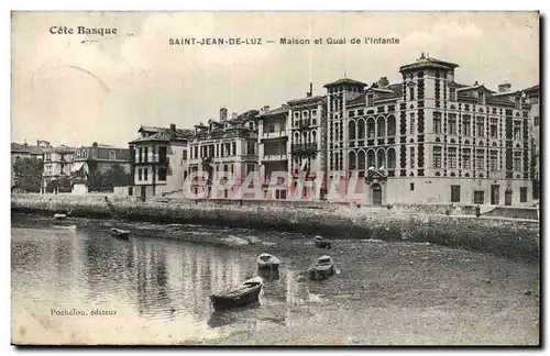 Cartes postales Saint Jean de Luz Maison et quai de l&#39infante