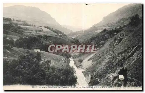 Cartes postales Environs de Tardets Ste Engrace Le Ravin pecheur