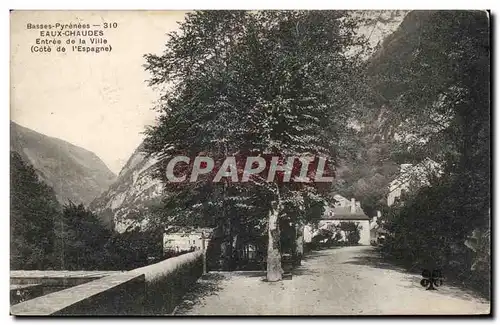 Cartes postales EAux chaudes Entree de la ville Cote de l&#39Espagne