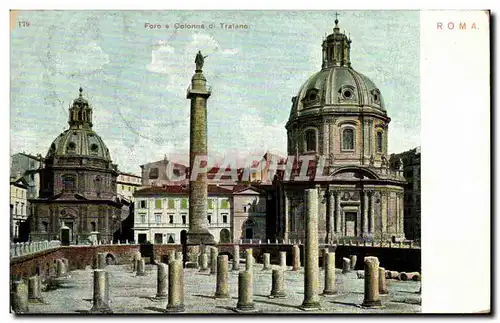 Cartes postales Italie Italia Roma Foro e colonna di Traiano