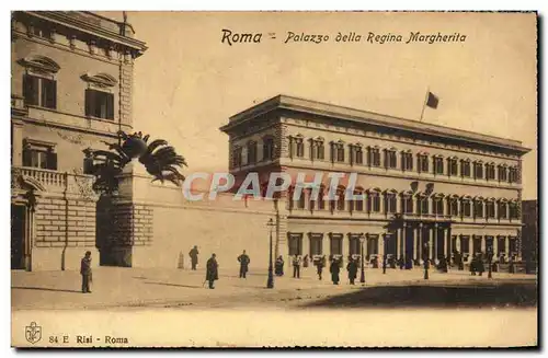 Cartes postales Italie Italia Roma Palazzo della Regina Margherita