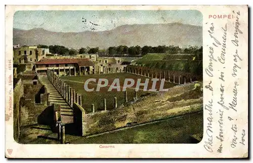 Cartes postales Italie Italia Pompei Caserna