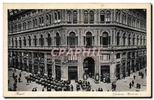 Ansichtskarte AK Italie Italia Napoli Galleria Umberto 1