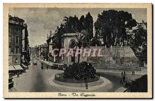 Cartes postales Italie Italia Roma Via Nazionale