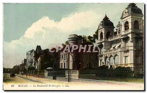 Cartes postales Royan Le boulevard St Georges