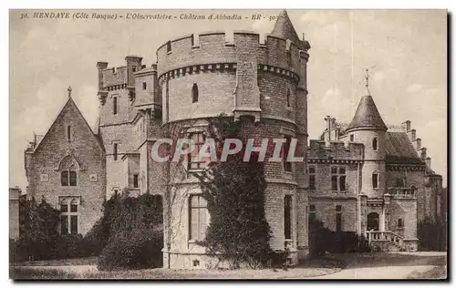 Cartes postales Hendaye L&#39observatoire Chateau d&#39Abbadia